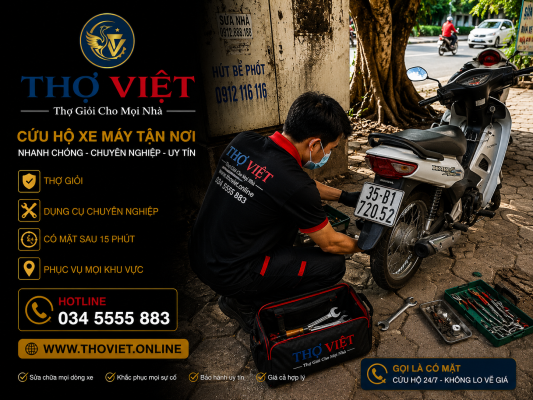dịch vụ cứu hộ xe máy Dầu Tiếng giá tốt
