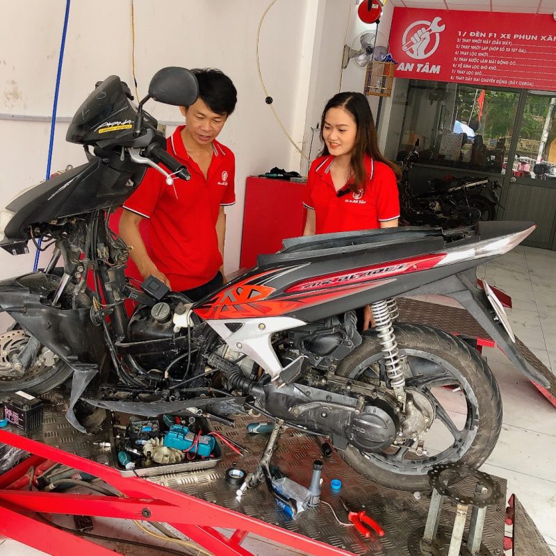 dịch vụ cứu hộ xe máy TP Bến Cát uy tín