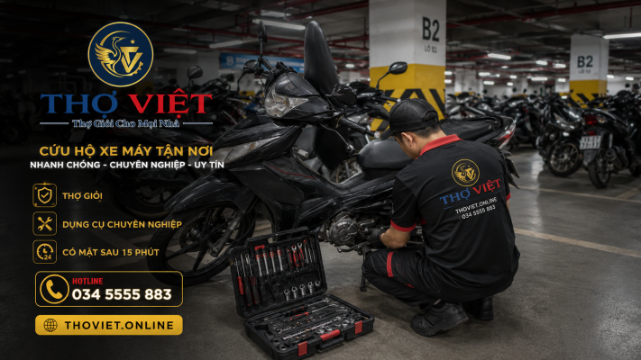 cứu hộ xe máy Quận Cái Răng uy tín, chuyên nghiệp