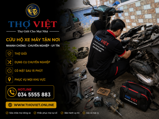 dịch vụ cứu hộ xe máy Bàu Bàng chuyên nghiệp