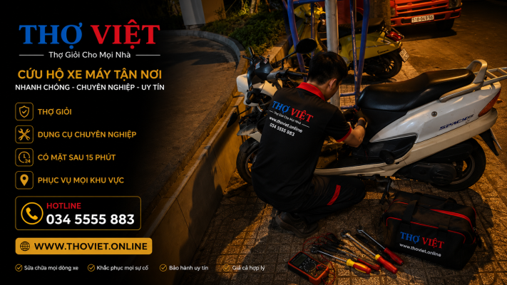 dịch vụ cứu hộ xe máy Cần Thơ chuyên nghiệp