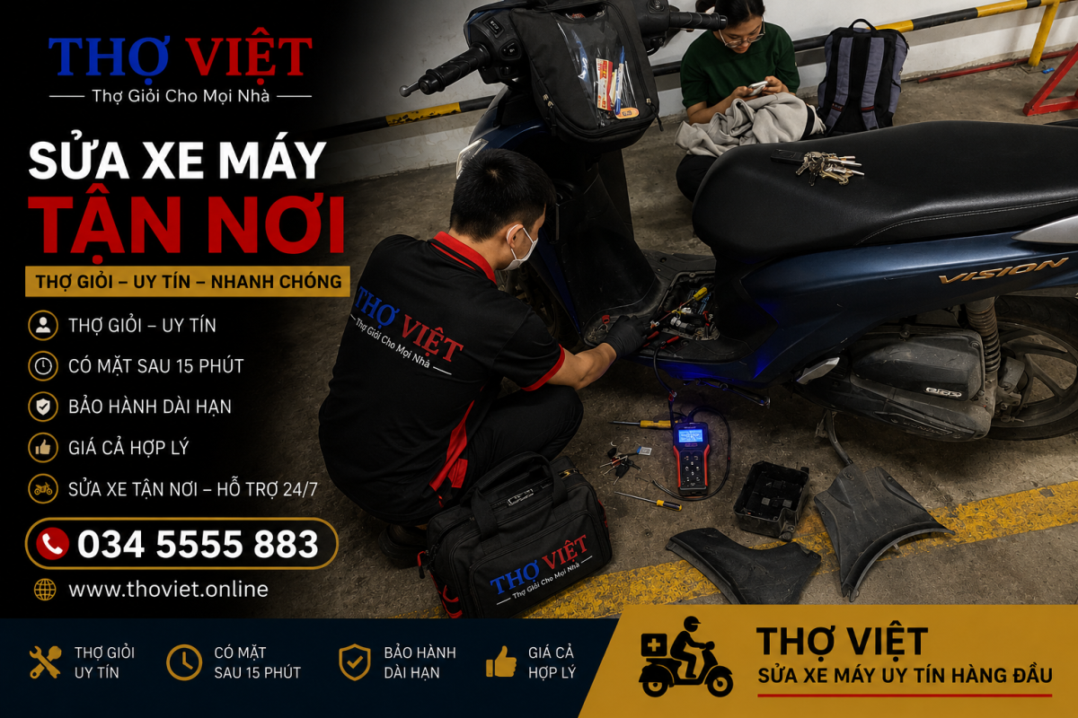 dịch vụ cứu hộ xe máy TP Bến Cát chuyên nghiệp