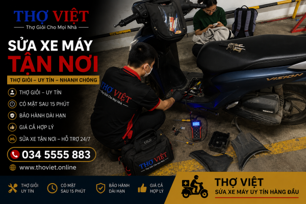 dịch vụ cứu hộ xe máy TP Bến Cát chuyên nghiệp