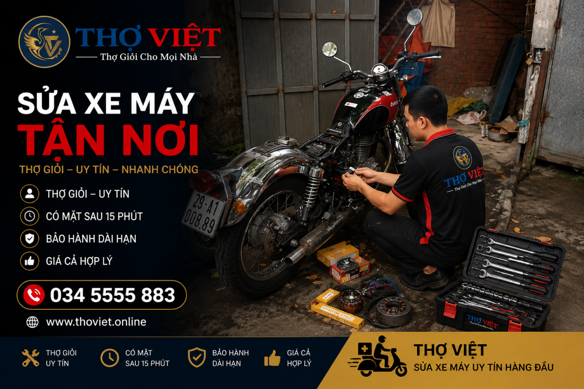 sửa xe máy tại Hà Nội
