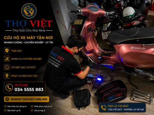 dịch vụ cứu hộ xe máy Quận Thốt Nốt uy tín, giá tốt