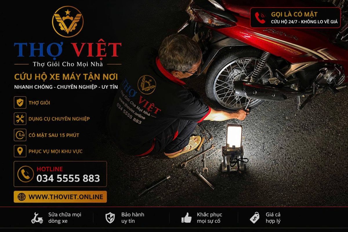 thợ cứu hộ xe máy Quận 3 uy tín