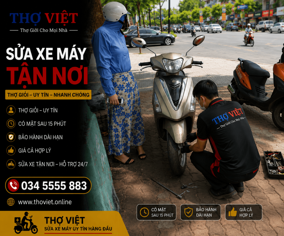 sửa xe máy tại Cần Giờ