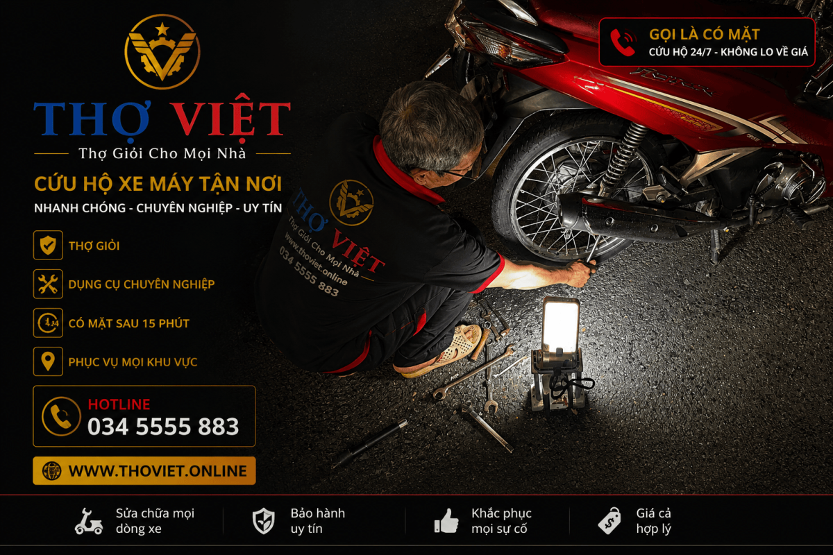 sửa xe máy Cần Giờ