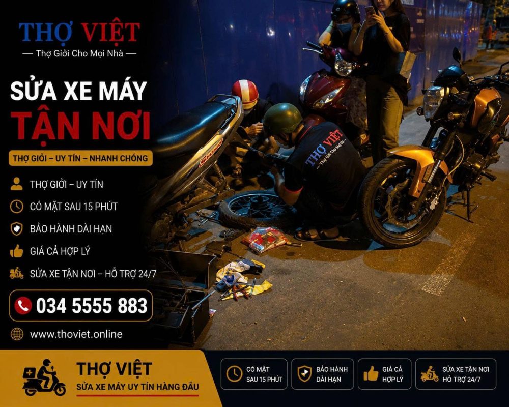 Tiệm Sửa Xe Máy TP Thuận An Chuẩn Chuyên Nghiệp