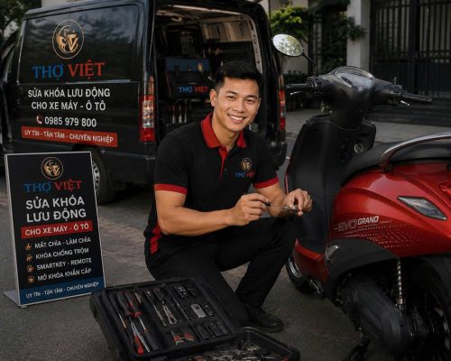 Xe Tải Cứu Hộ Xe Máy Thợ Việt